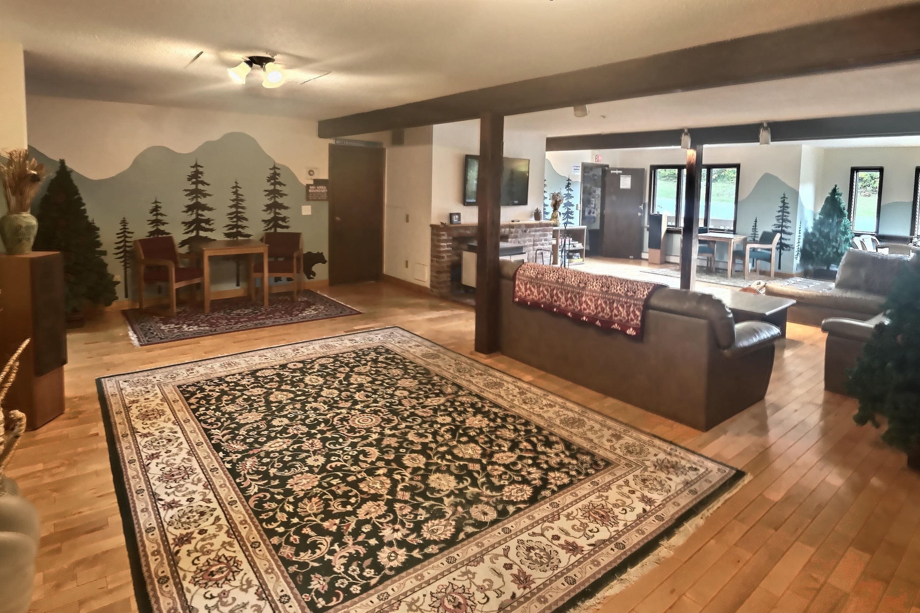 Zona de estar del vestíbulo