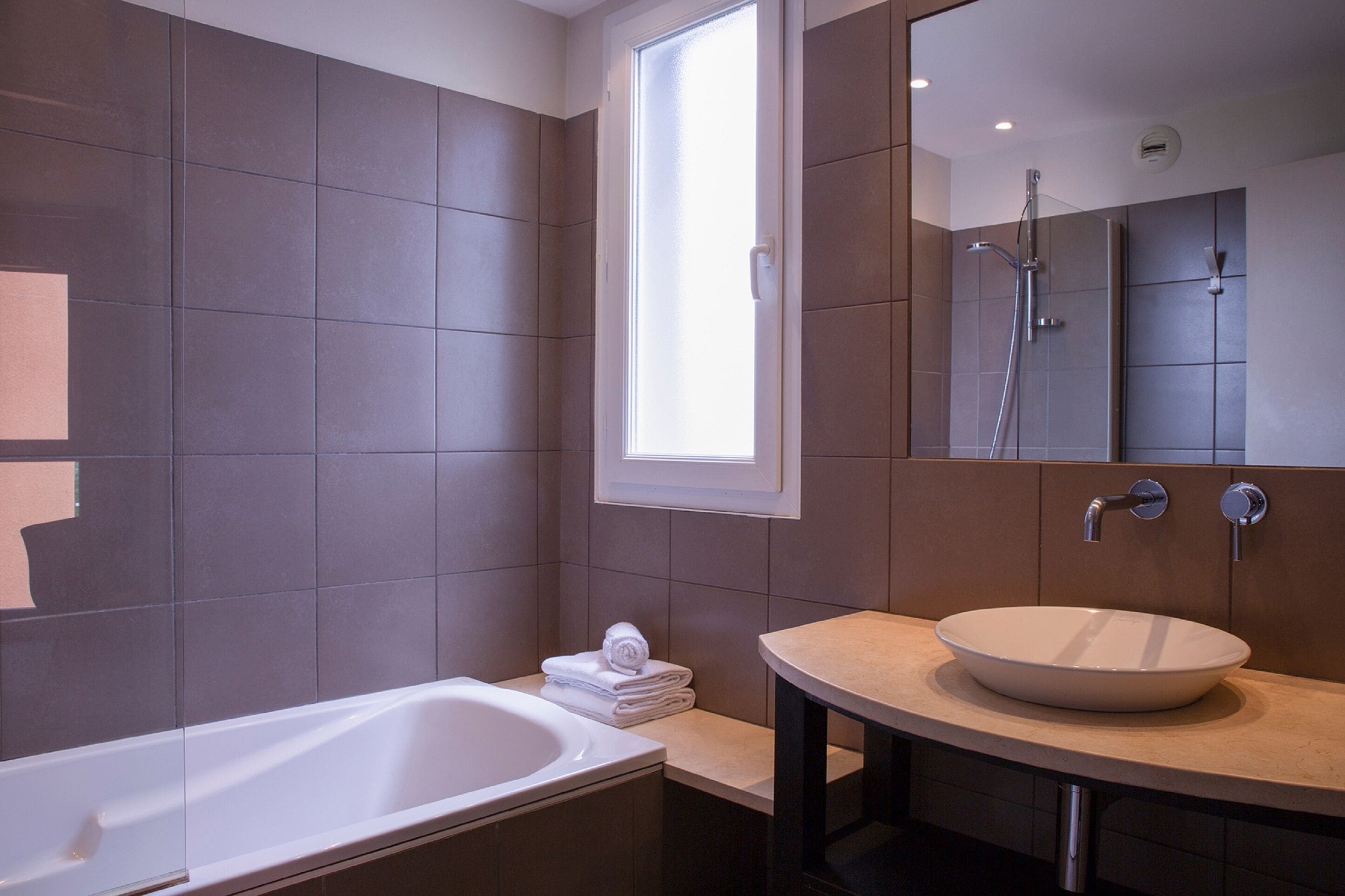 Free toiletries, hair dryer, towels