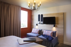 Standard Double Room, Multiple Beds | Premium bedding, in-room safe, laptop workspace, blackout drapes