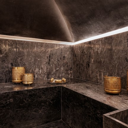 Turkish bath, aromatherapy, deep-tissue massages, sports massages