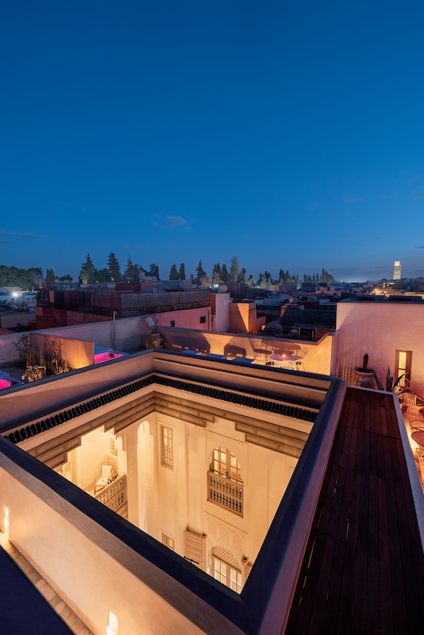 Arte suite terrace and jetted tub | Balcony view