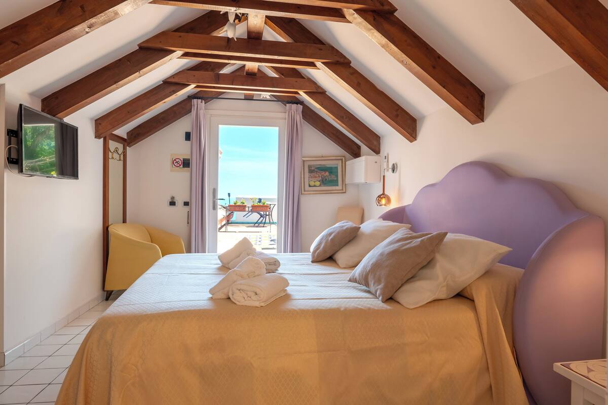 Juniorsvit - havsutsikt | Utsikt frÄn rummet