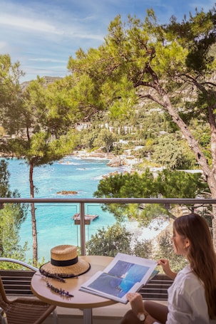 View from room. Akrotiri Beach Resort & Spa - Adult Friendly