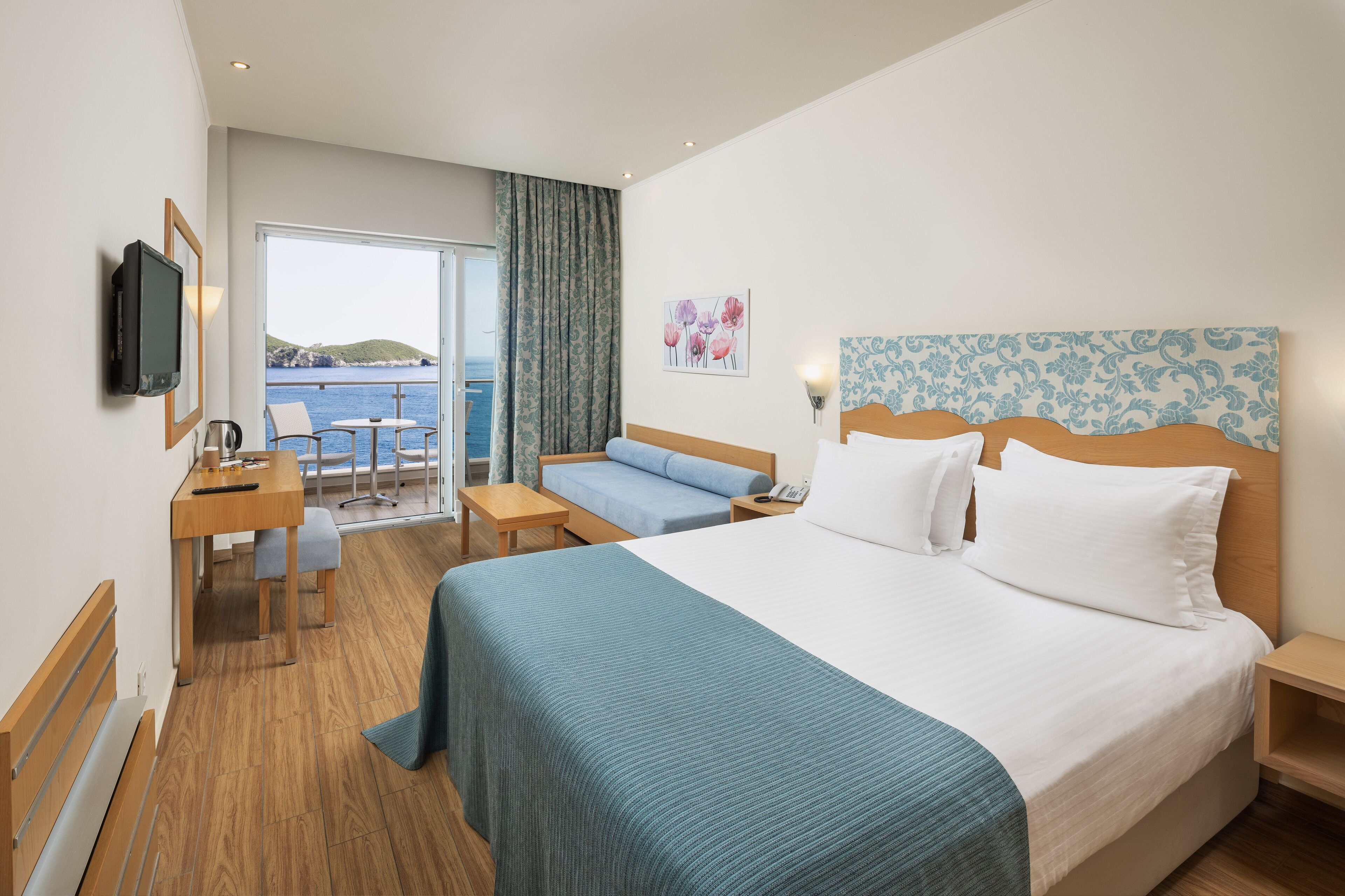 superior double or twin room (east side open sea view) | 1 bedroom, in-room safe, blackout curtains, free wifi