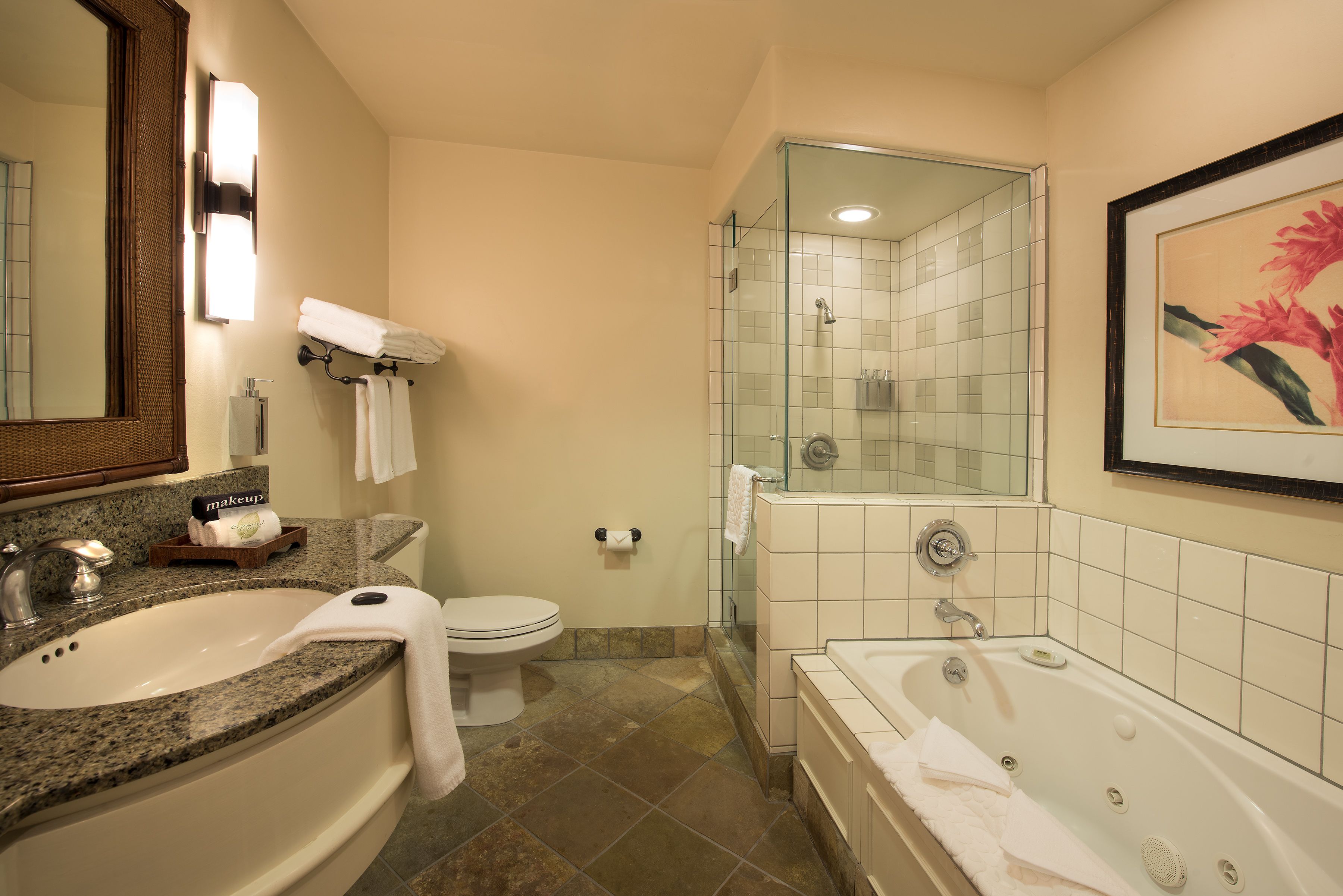 hair dryer, bathrobes, towels