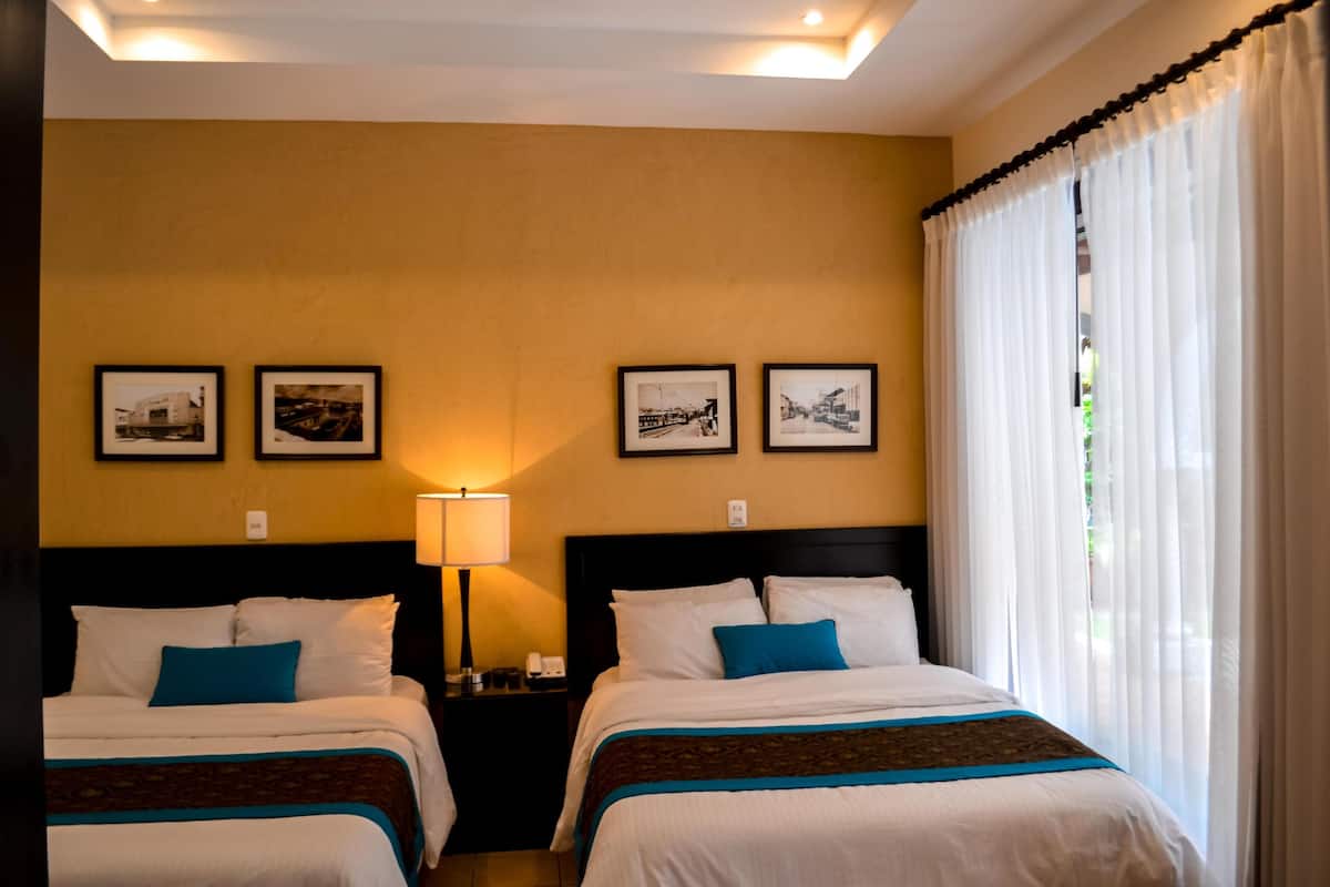 Desk, free WiFi, bed sheets, wheelchair access