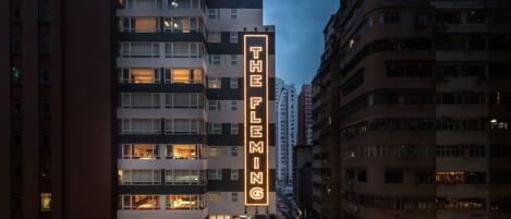 Front of property - evening/night