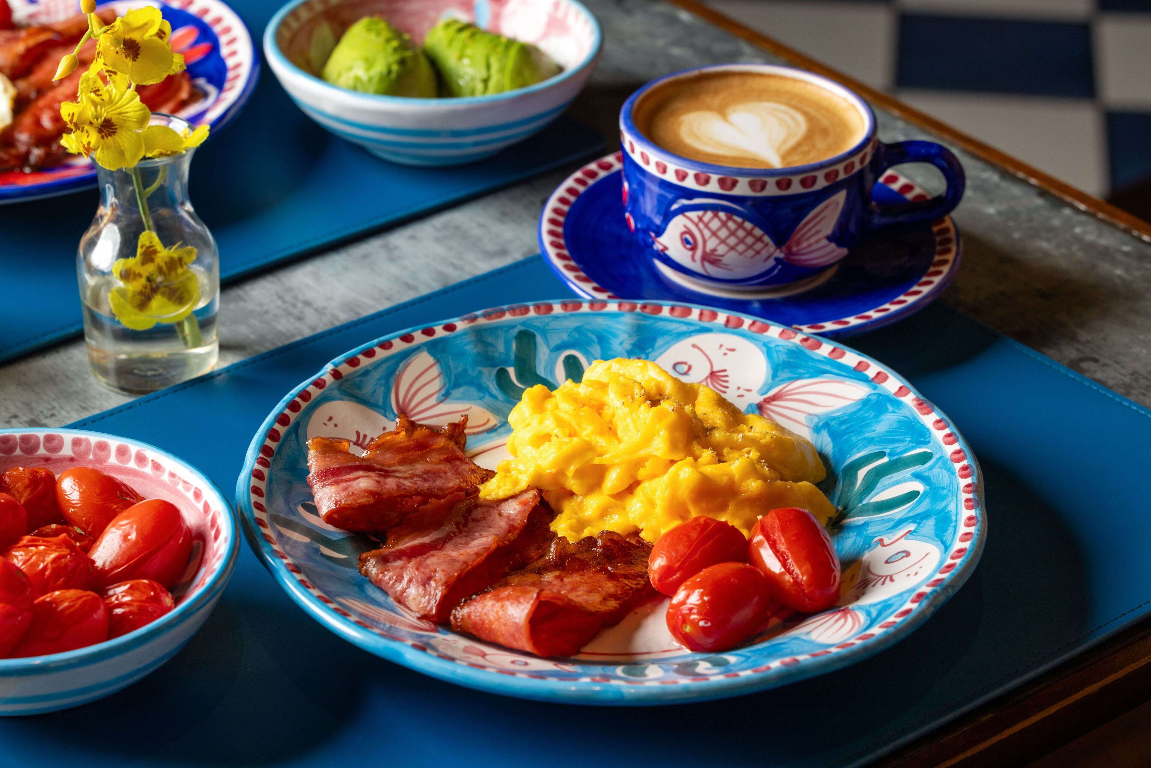 daily buffet breakfast for a fee