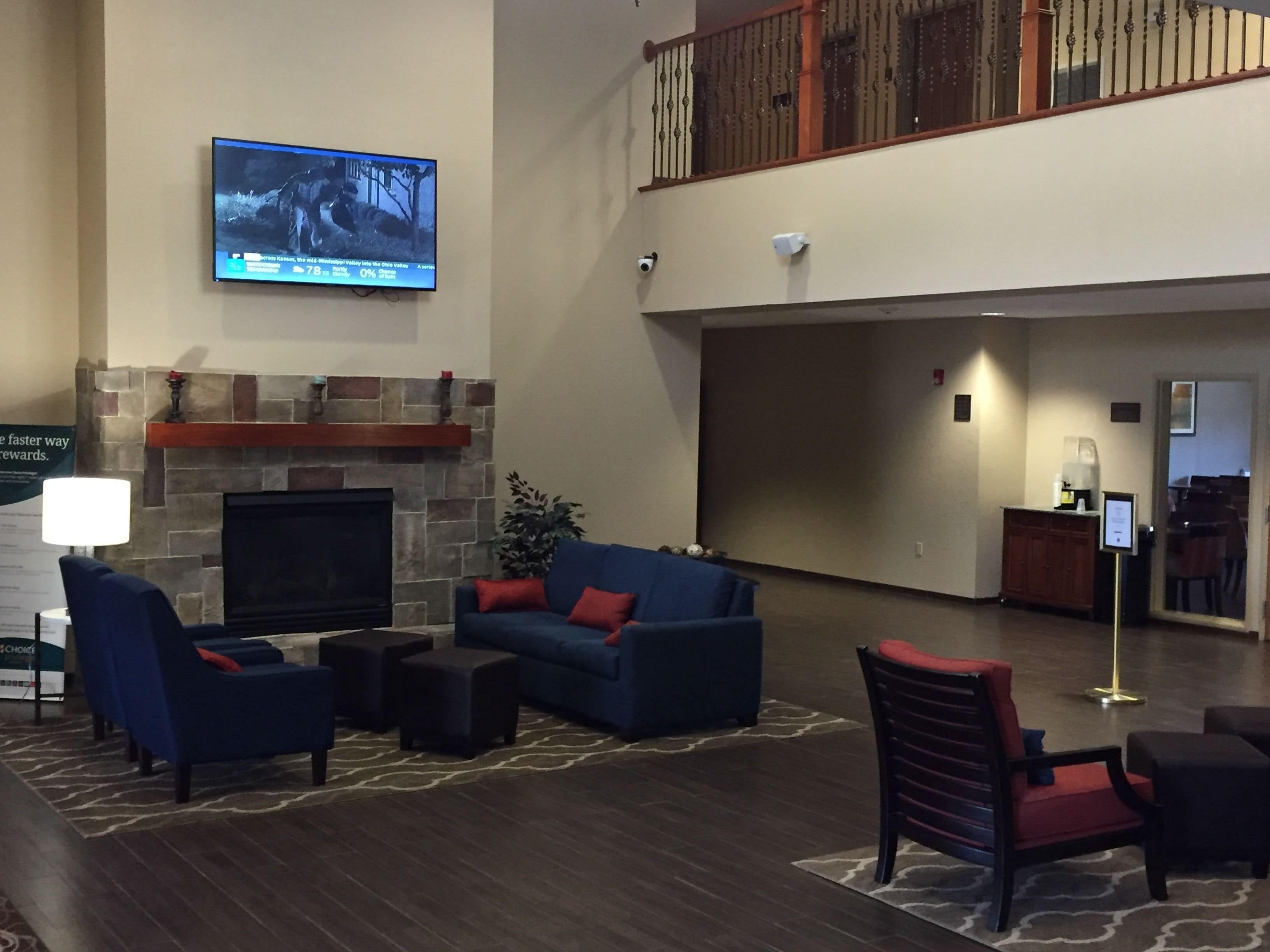 Lobby sitting area