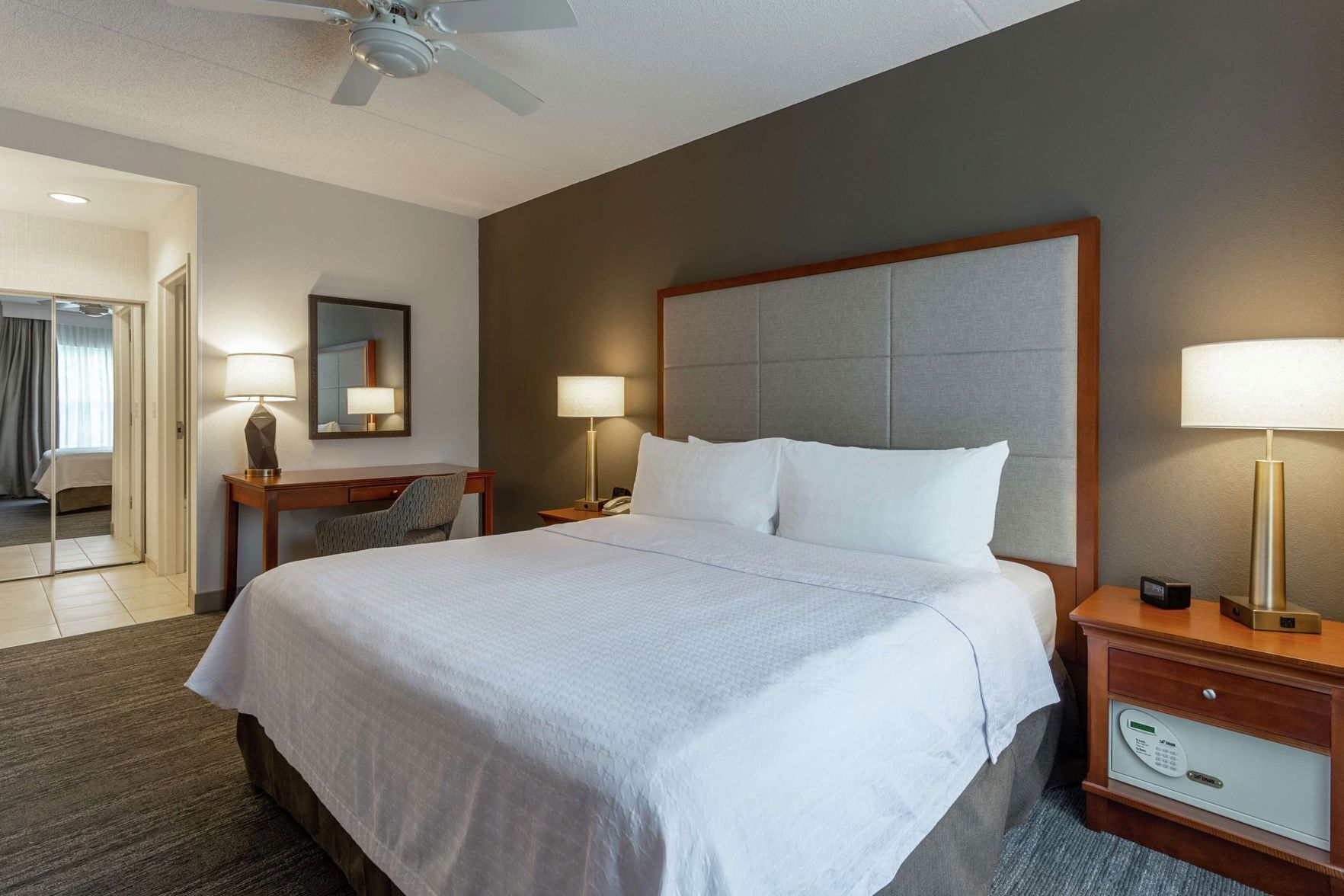 Premium bedding, pillow-top beds, in-room safe, desk