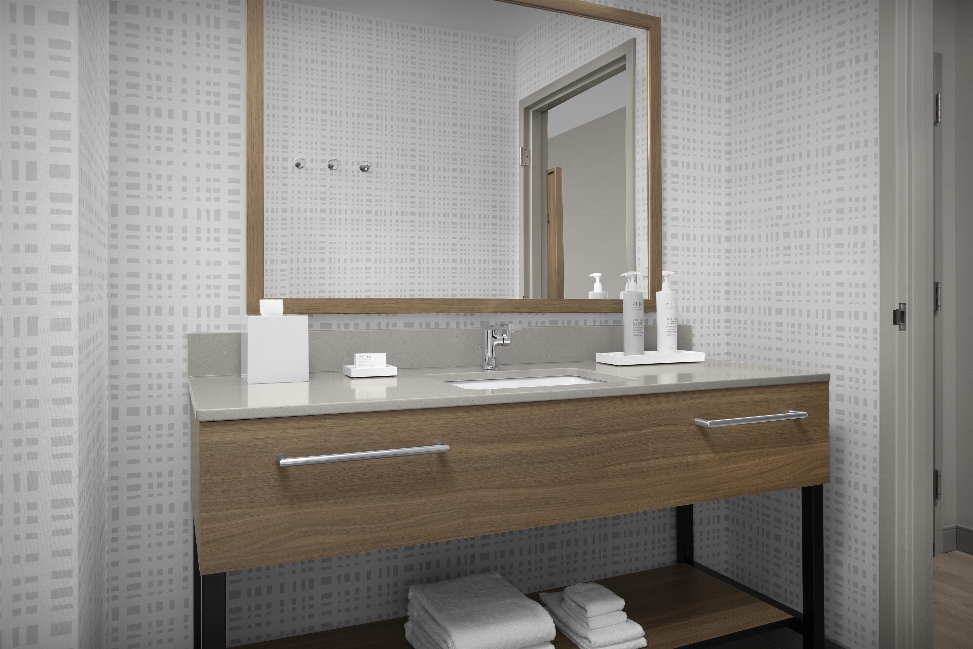 free toiletries, hair dryer, towels, soap