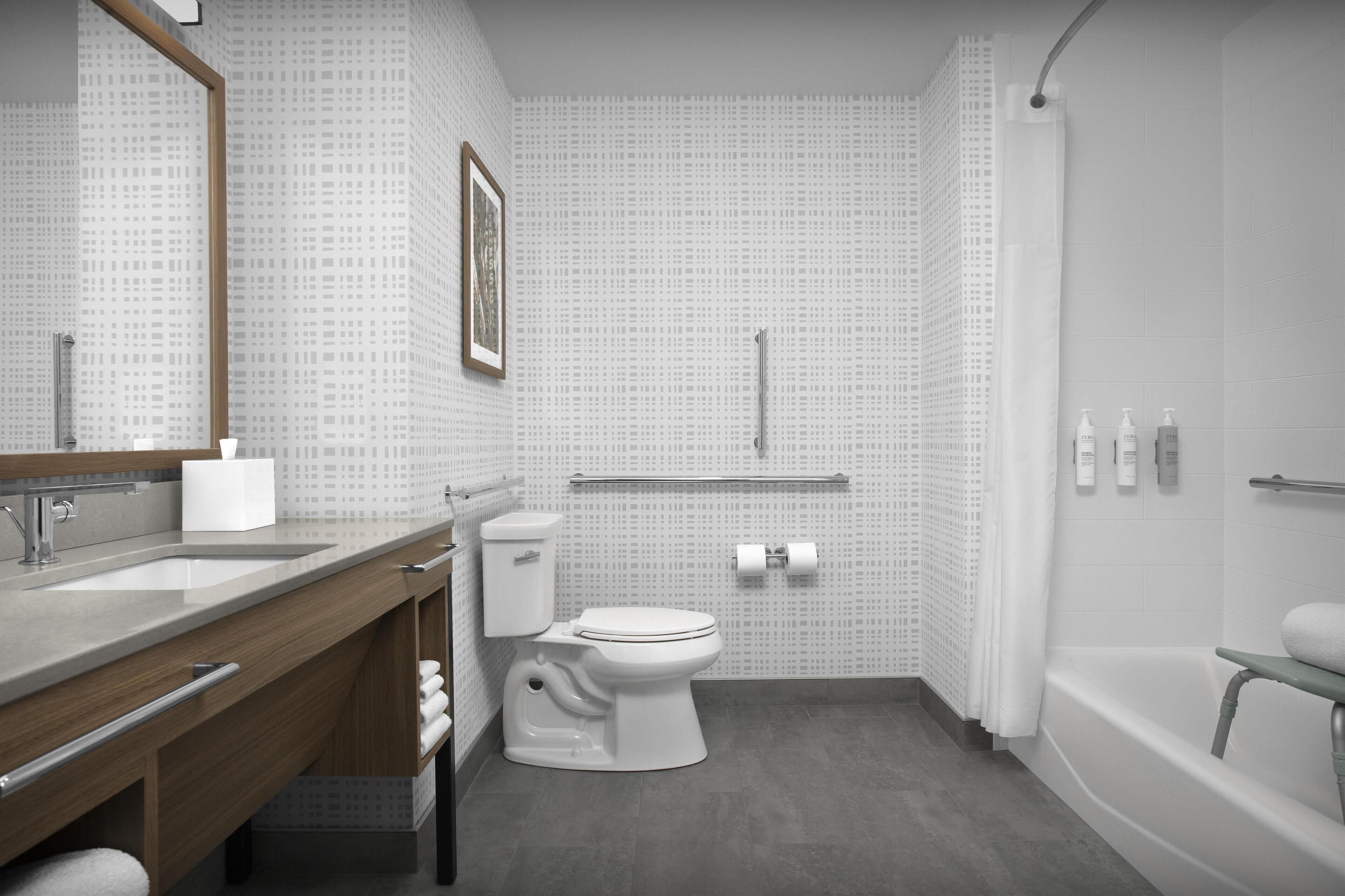 free toiletries, hair dryer, towels, soap