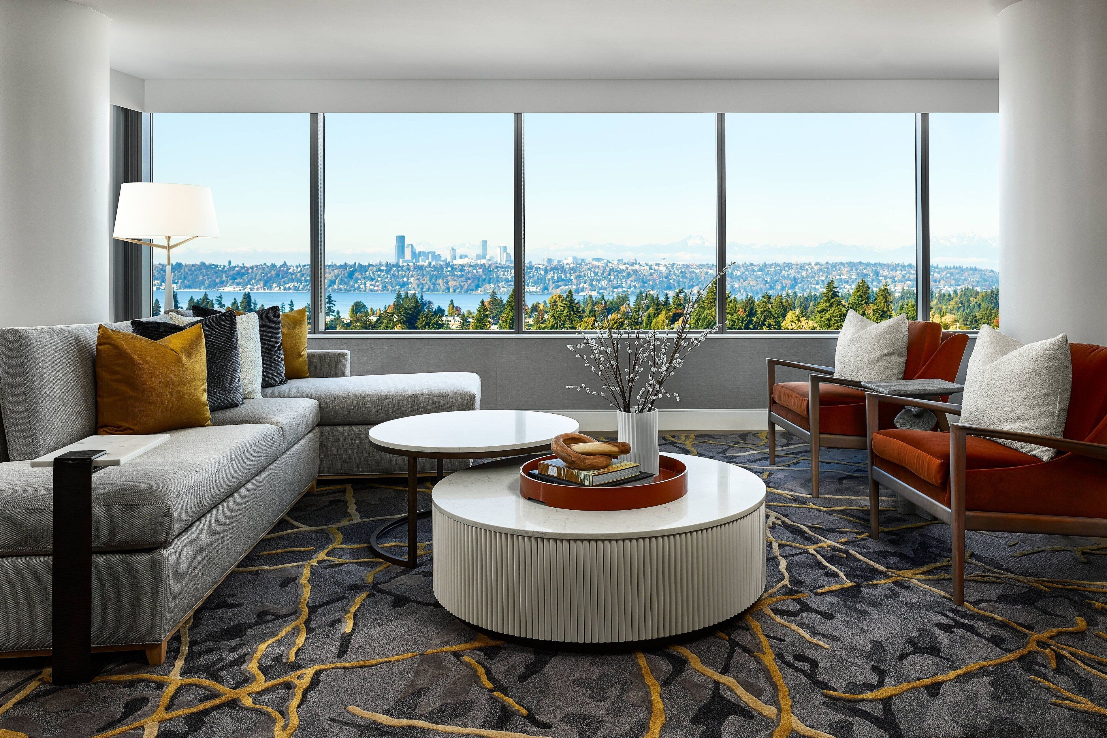 suite, 1 king bed, corner | living room | 32-inch flat-screen tv with premium tv channels, tv, pay films