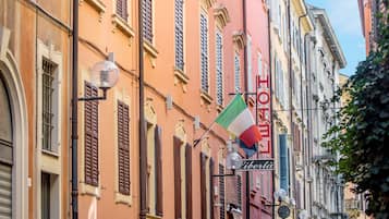 Fassade der Unterkunft