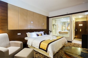 Premium bedding, pillowtop beds, minibar, in-room safe