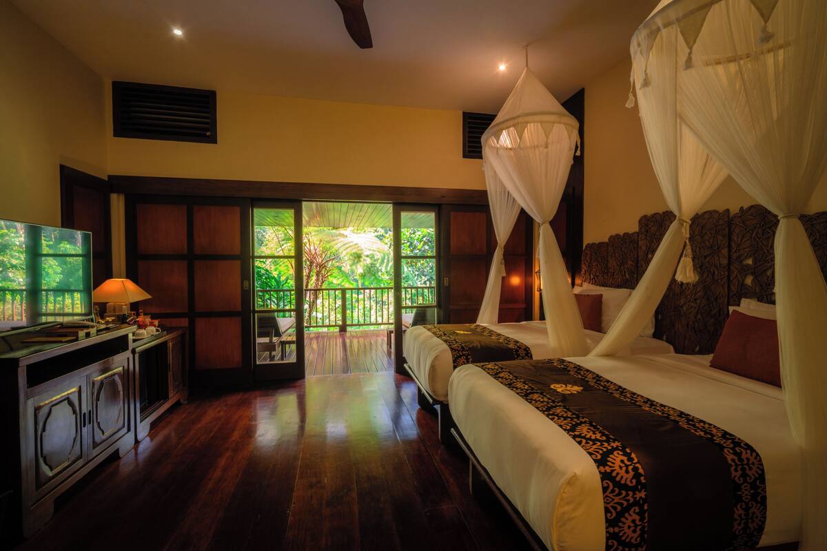 Two Bedroom Pool Villa | Premium bedding, minibar, in-room safe, desk