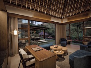 Premium-Villa, 3 Schlafzimmer, Gartenblick (Hidden Palace) | Wohnbereich