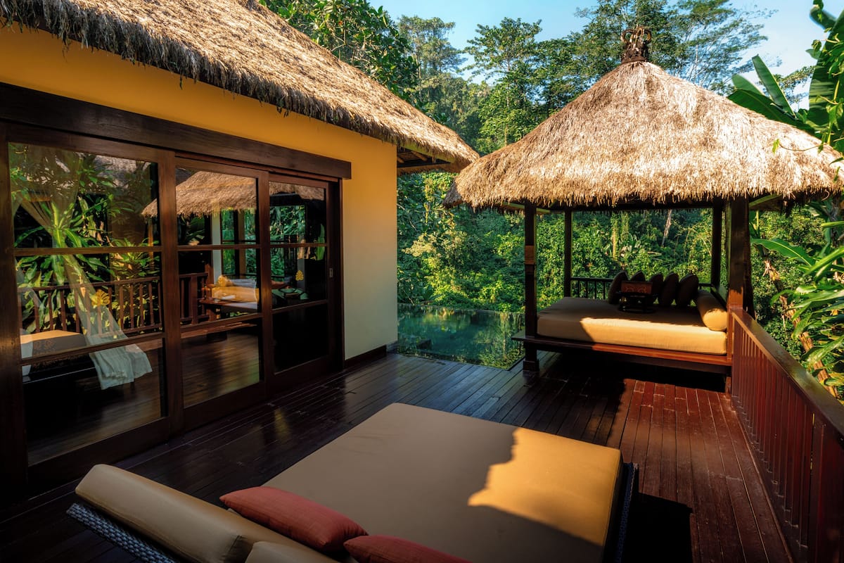Riverside Pool Villa | Terrace/patio