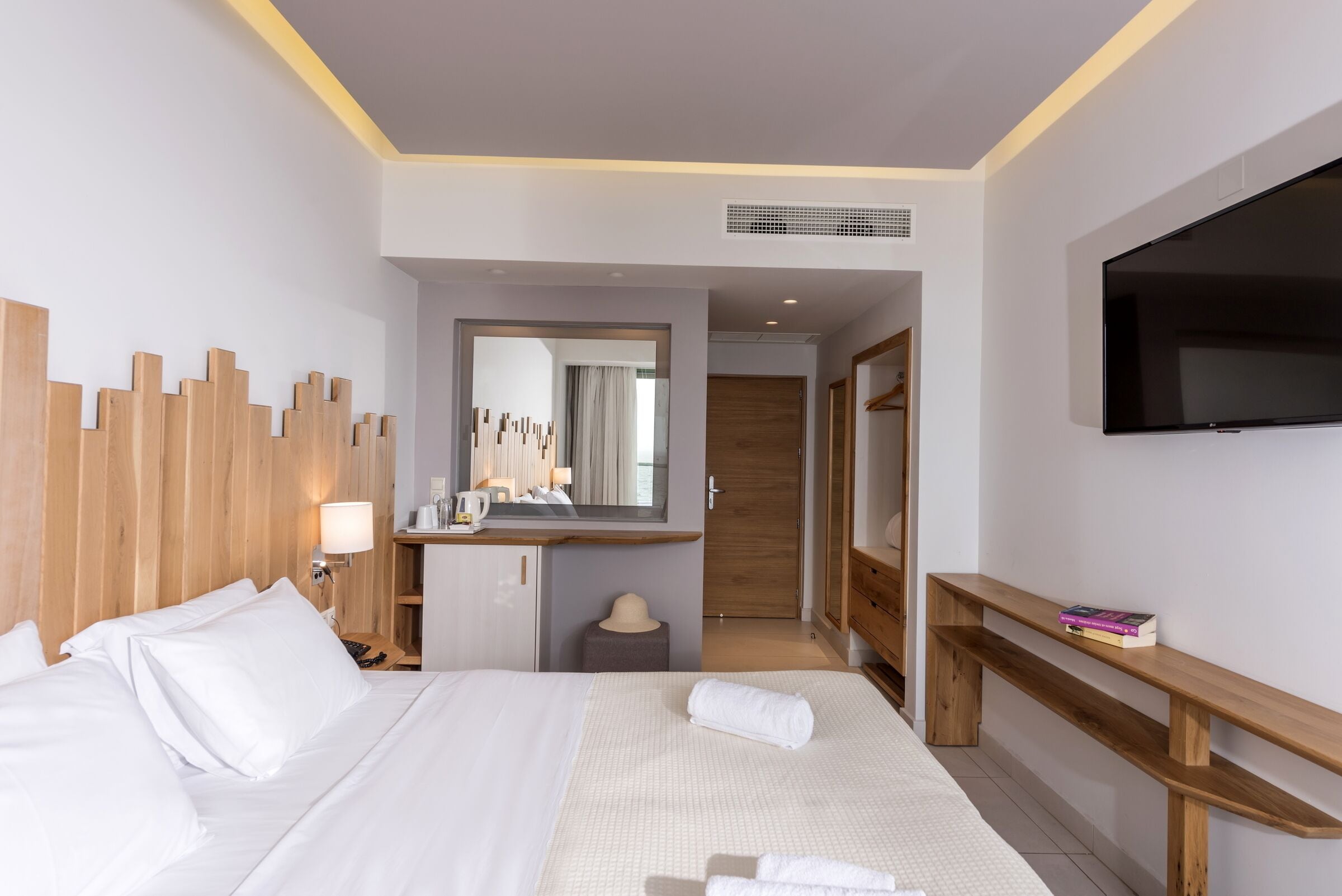 economy double room, annex building (star beach city building) | 1 bedroom, in-room safe, blackout curtains, free wifi