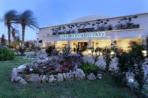 Front of property – evening/night