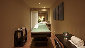 Manicures and pedicures, massages