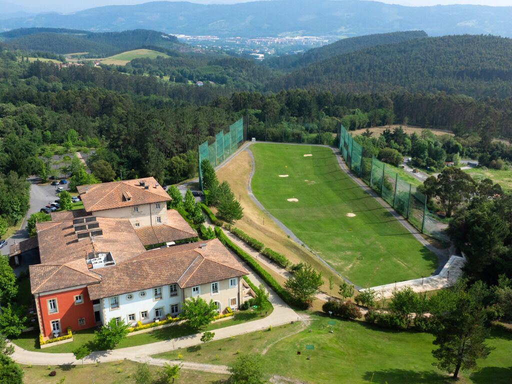 Blick auf den Golfplatz