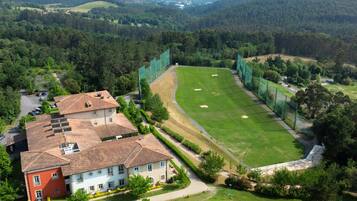 Blick auf den Golfplatz