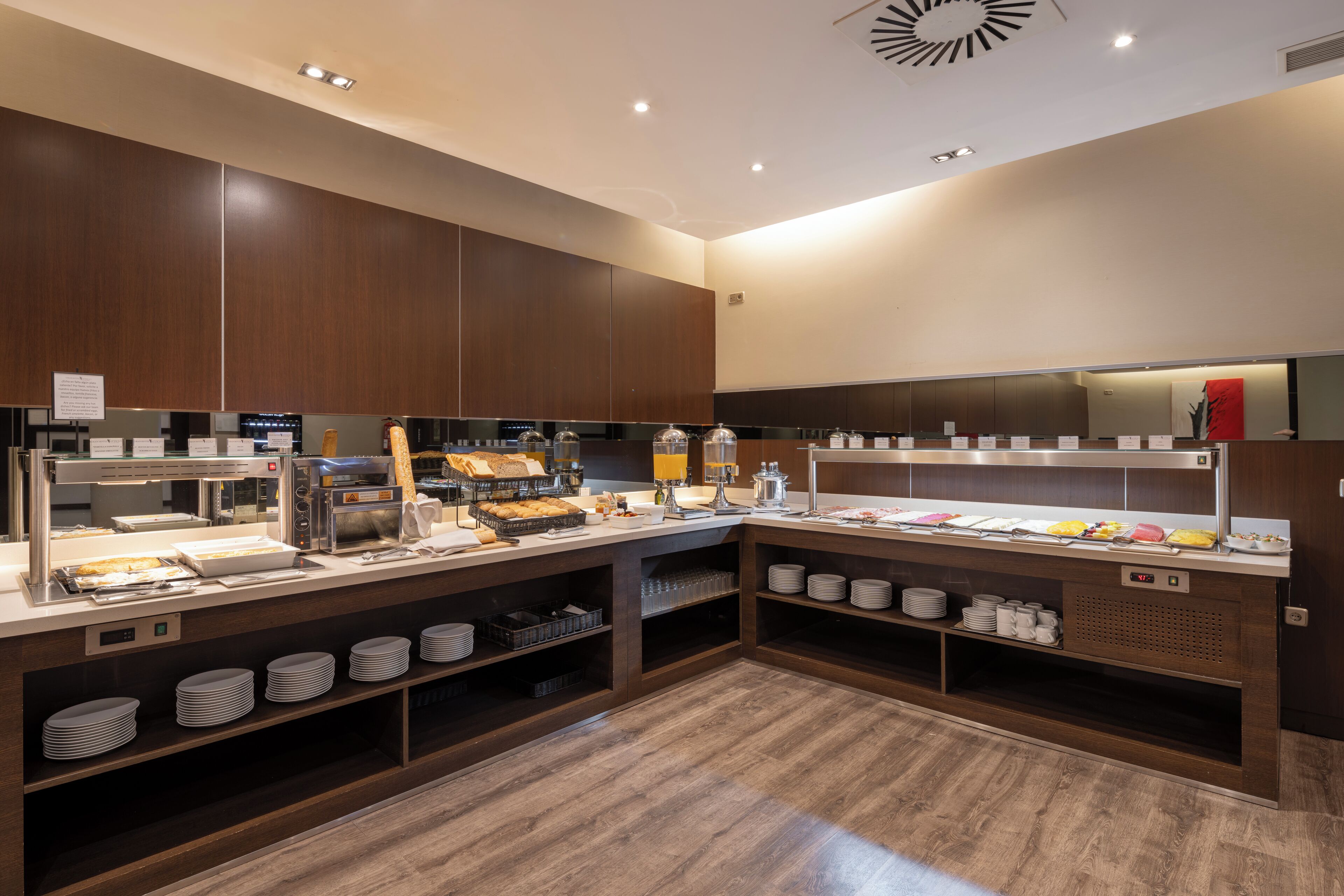 daily buffet breakfast (eur 15 per person)