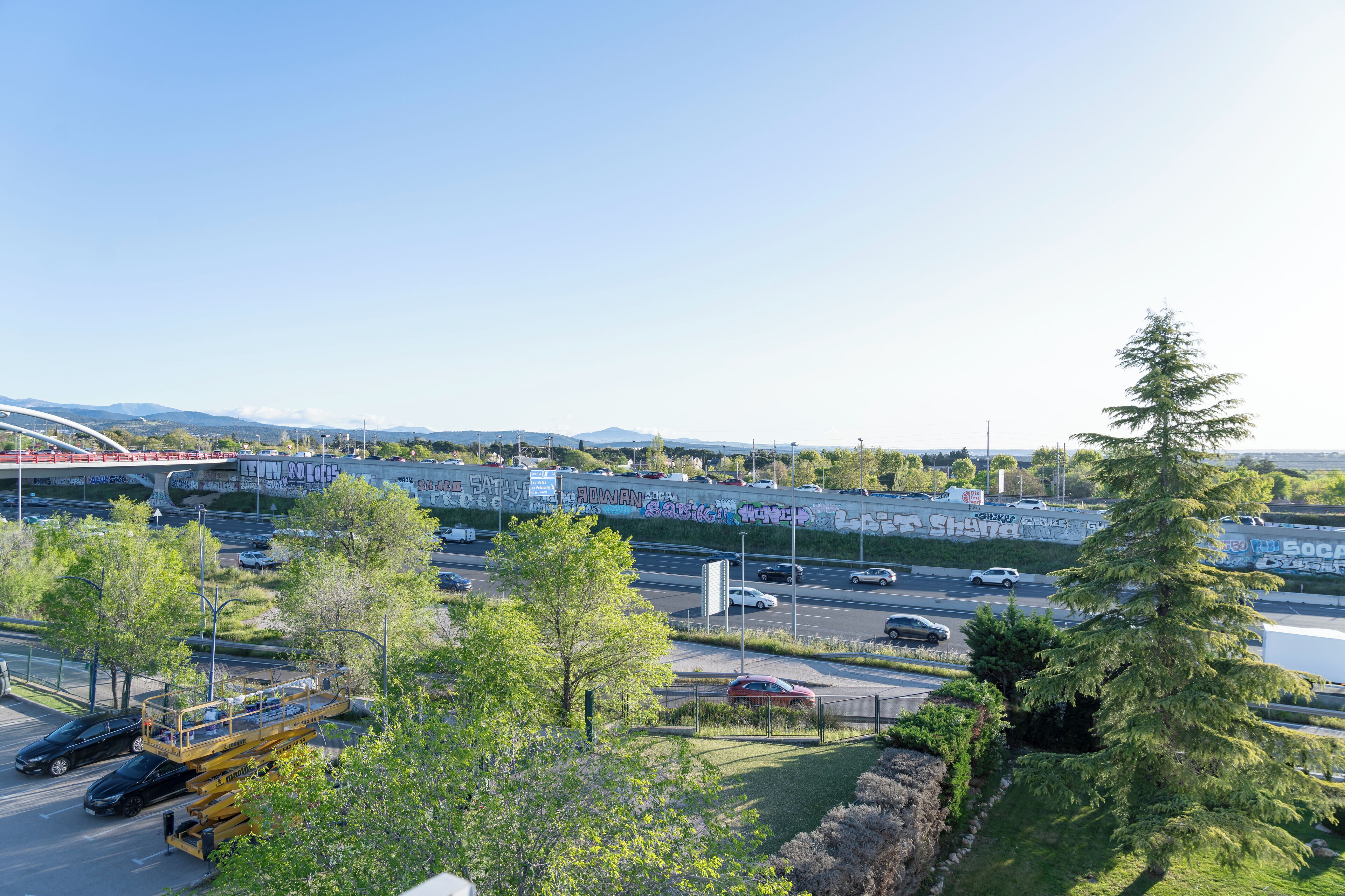 twin room | view from property