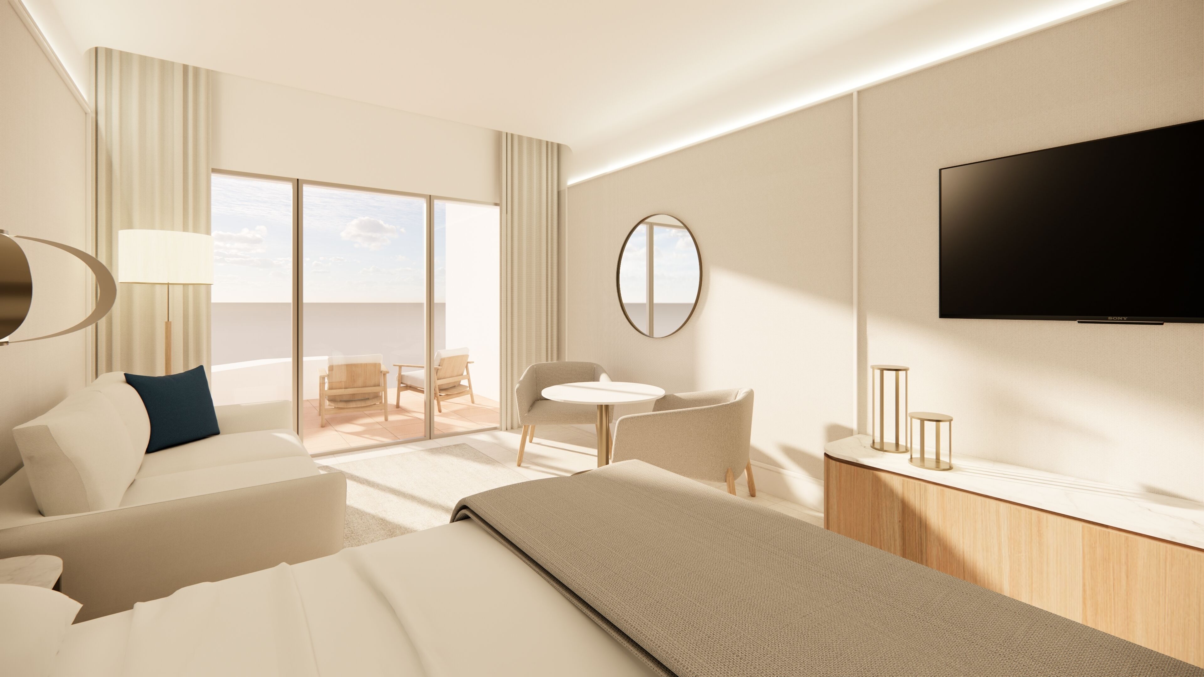 Biancheria da letto di alta qualità, minibar, una cassaforte in camera