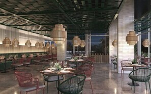 4 restaurants, breakfast, lunch, dinner served; international cuisine