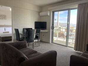 Two Bedroom Apartment | Individually decorated, individually furnished, blackout drapes