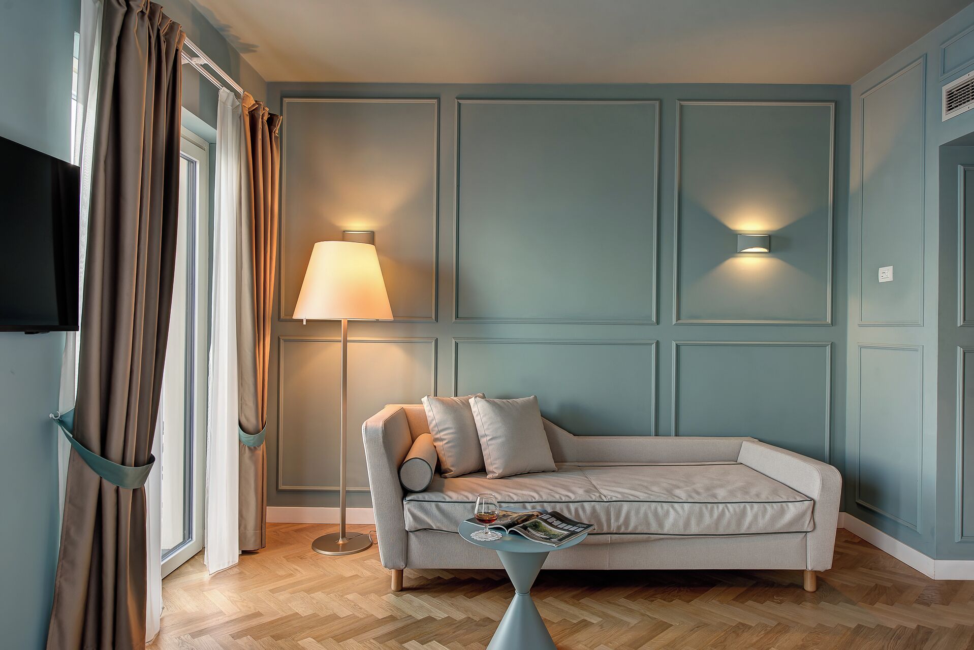 junior suite, sea view (de luxe e terrazzo) | 1 bedroom, hypo-allergenic bedding, minibar, in-room safe