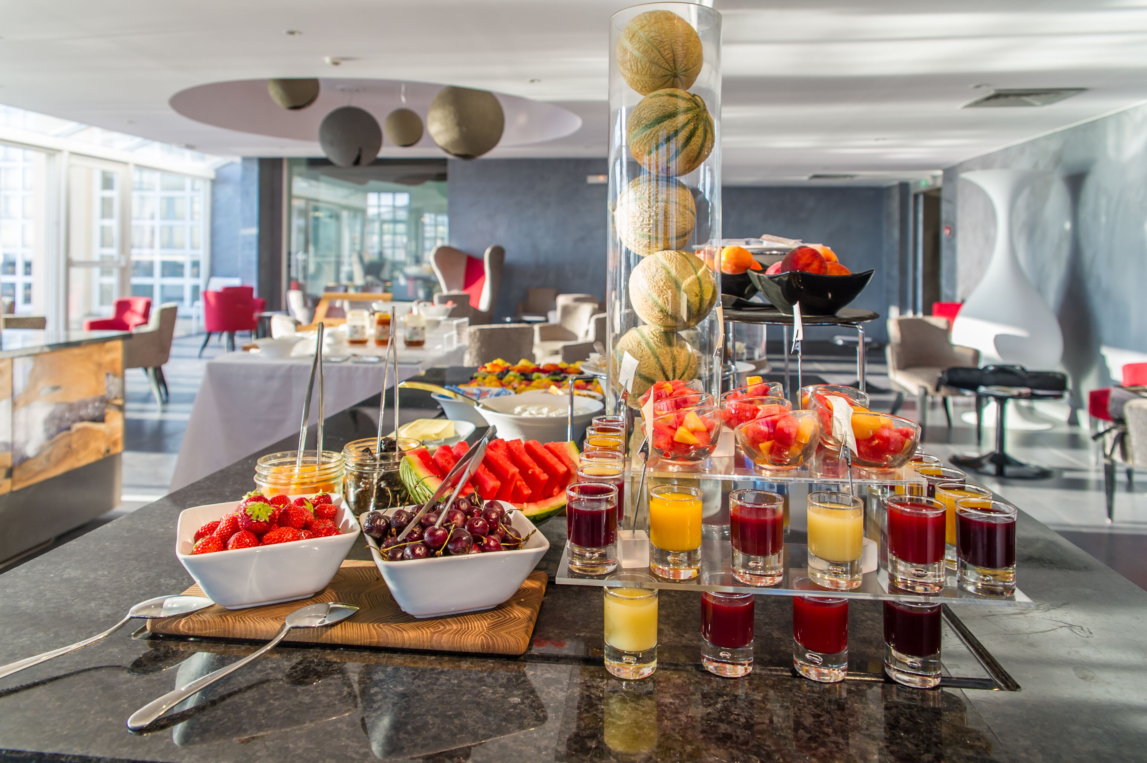 Daily buffet breakfast (EUR 19 per person)