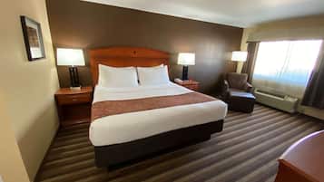 Business Room, 1 King Bed, Non Smoking | Desk, laptop workspace, iron/ironing board, free WiFi