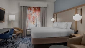 1 bedroom, premium bedding, in-room safe, desk