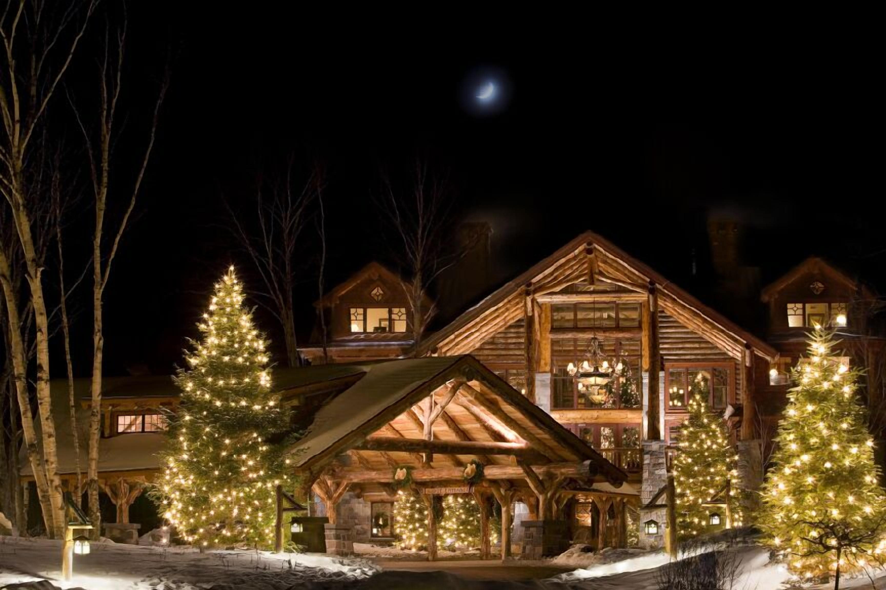 Front of property - evening/night