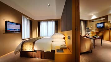 客房, 1 張特大雙人床, 公園景觀 (Studio Room King) | 1 間臥室、高級寢具、羽絨被、迷你吧