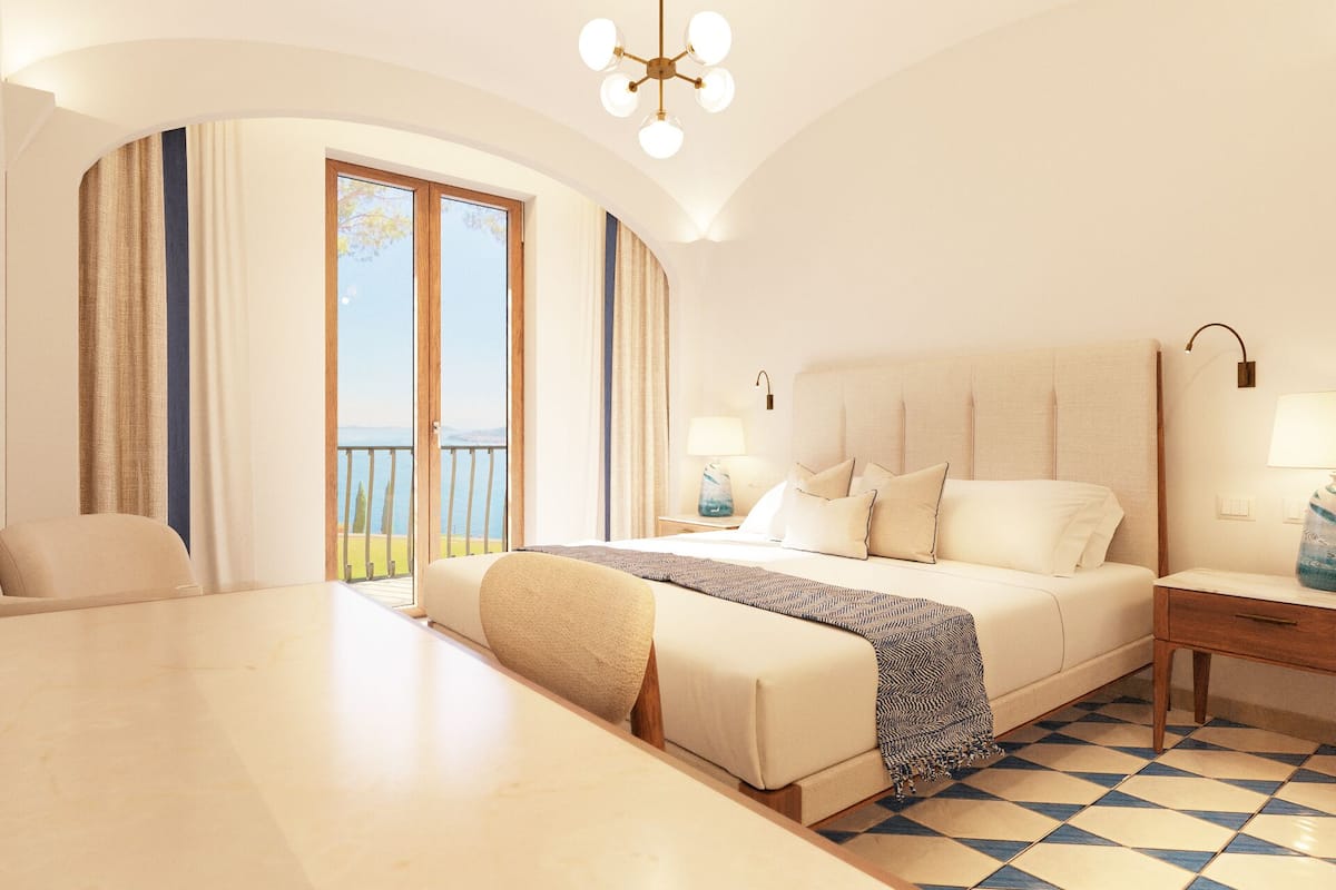 Deluxe Room, 1 King Bed, Sea View | Premium bedding, down comforters, minibar, in-room safe