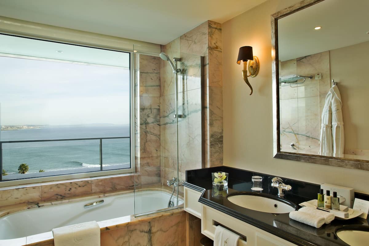 free toiletries, hair dryer, bathrobes, slippers