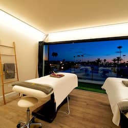 Sauna, hot tub, steam room, body treatments, sports massages, body wraps