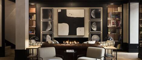 Sitteområde i lobbyen