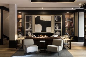 Sitteområde i lobbyen