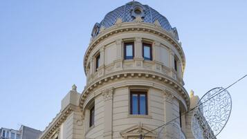 Façana frontal de l'allotjament