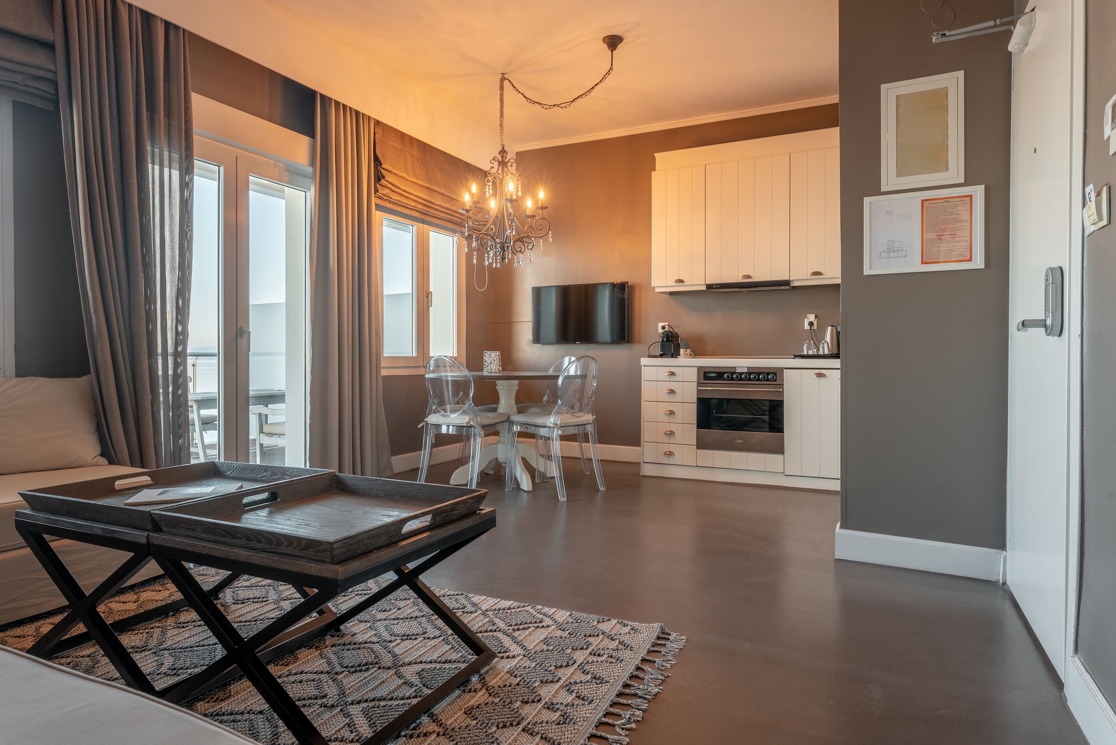 seagull coco-mat suite panoramic sea view | 1 bedroom, minibar, in-room safe, desk