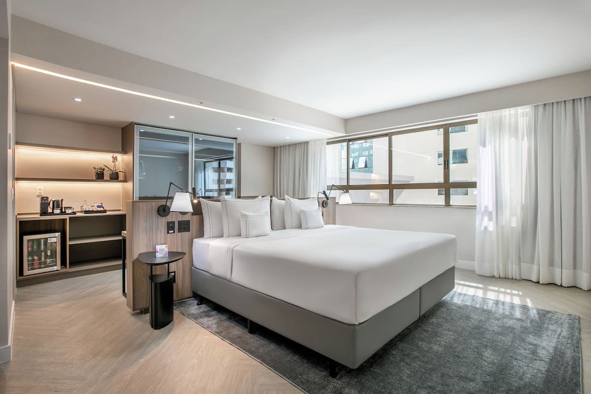 Grand kamer (The Level Premium) | 1 slaapkamer, hypoallergeen beddengoed, een minibar