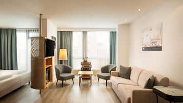 Ropa de cama hipoalergénica y minibar