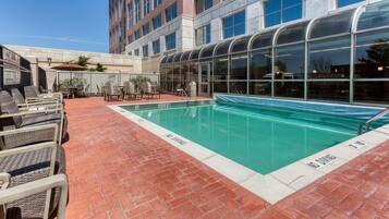 Indoor pool, outdoor pool