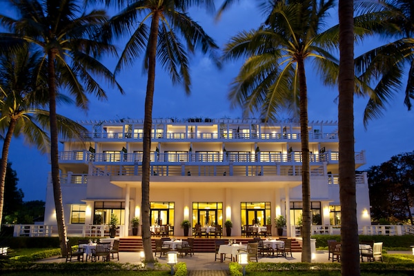 Front of property – evening/night