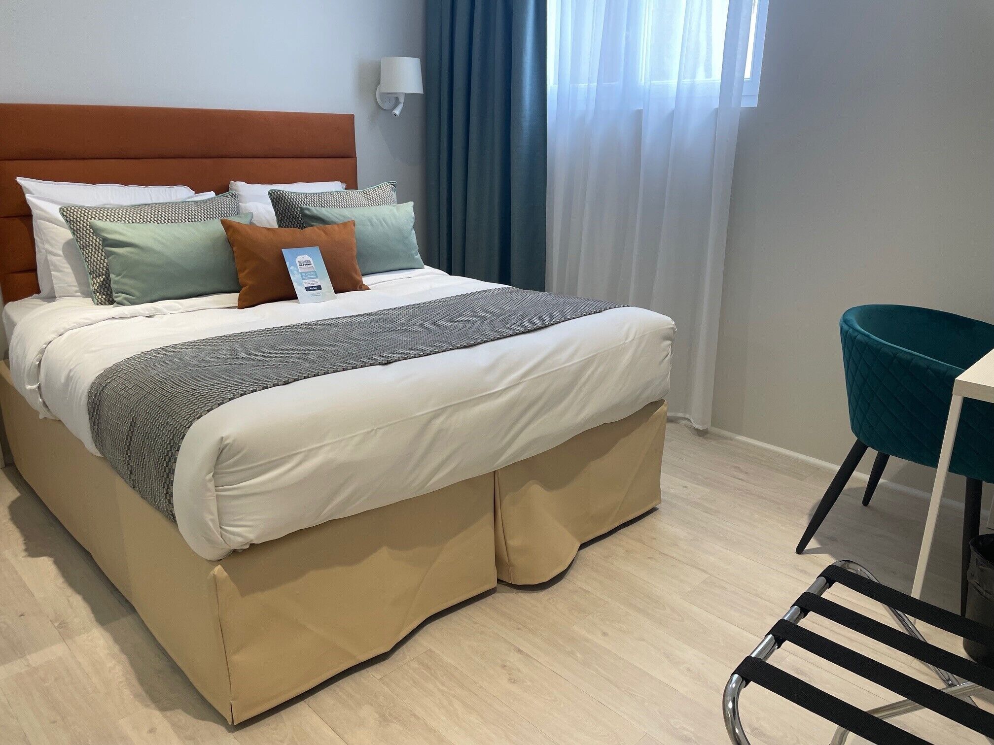 Premium bedding, Select Comfort beds, in-room safe